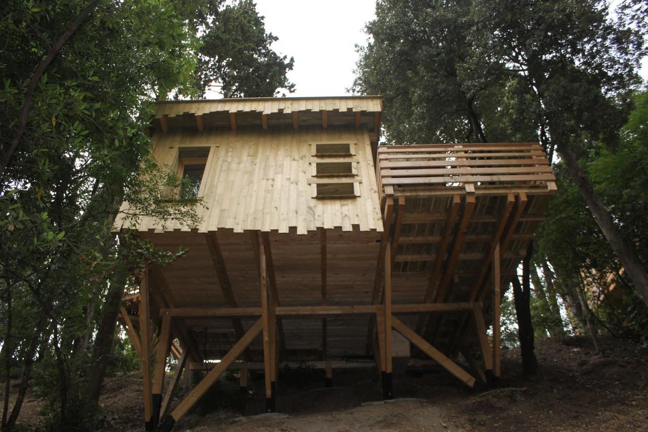 Les Cabanes Dans Les Bois Logis Hotel Villedubert Kamer foto