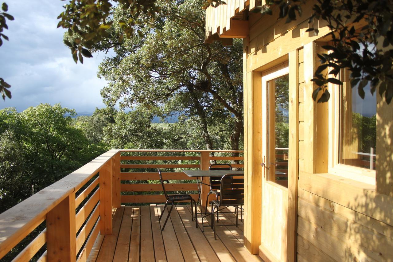 Les Cabanes Dans Les Bois Logis Hotel Villedubert Kamer foto